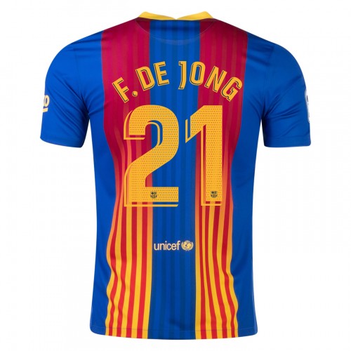 FC Barcelona Dres Frenkie de Jong 21 El Clásico 2021 Kratkih Rukava FC Barcelona Dres Frenkie de Jong 21 El Clásico 2021 Kratkih Rukava